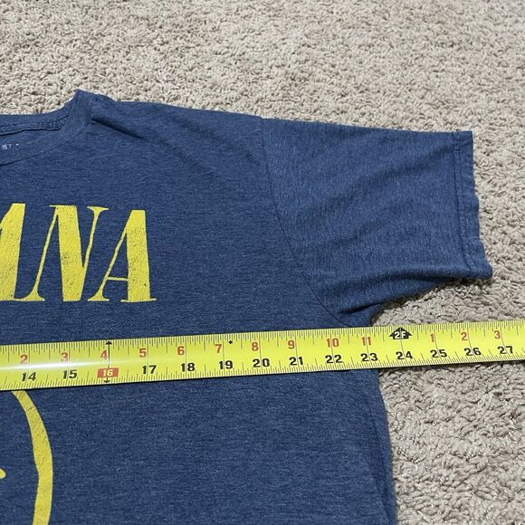 Nirvana Shirt Extra Large Blue Infamous Smiley Face Logo Nevermind Grunge 2020 - Picture 7 of 7